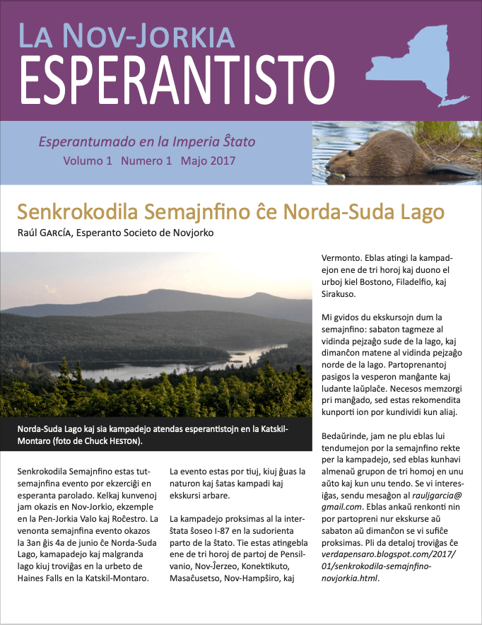 La Nov-Jorkia Esperantisto 2017/05